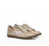 Dorking Lifestyle Sneakers Dorking Women's Karen Lace & Zip Sneakers- Platino/ Piedra/ Cava