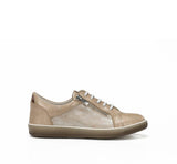 Dorking Lifestyle Sneakers Medium / Gold / 36 EU Dorking Women's Karen Lace & Zip Sneakers- Platino/ Piedra/ Cava