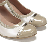 Dorking Mary Jane Heels Dorking Women's Rodin Pumps- Pearl