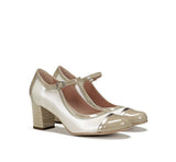 Dorking Mary Jane Heels Dorking Women's Rodin Pumps- Pearl