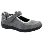 Drew Mary Jane Grey Mesh / 5 / D (Wide) Drew Womens Buttercup Mary Jane Shoes - Grey Mesh