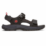Dunham Sandals 7 / D (Medium) / Black Dunham Mens Nolan WF Sport Sandals - Black