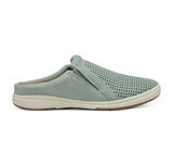 Earth Lifestyle Slip-On Sneakers Earth Women's Emilia Slip On Mules- Dust Green Nubuck