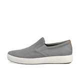 Ecco Lifestyle Slip-On Sneakers Medium / Grey / 40 EU Ecco Men's Soft 7 Slip On Sneakers- Wild Dove