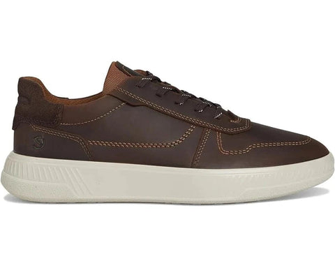 Ecco Lifestyle Sneakers Ecco Men's Move Leather Sneakers- Camel/ Coffee