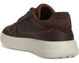 Ecco Lifestyle Sneakers Ecco Men's Move Leather Sneakers- Camel/ Coffee