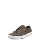 Ecco Lifestyle Sneakers Ecco Men's Soft 7 Lace Sneakers- Dark Clay/ Lion