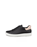 Ecco Lifestyle Sneakers Ecco Women's Soft 7 Sneakers- Black/ Rose Dust
