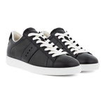 Ecco Shoe Ecco Womens Street Lite Sneakers - Black/Black