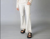 Elissia Apparel & Accessories Small / Beige Fringed Pants