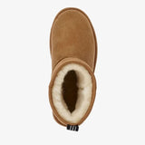 Emu Australia Slippers - Open Heel Emu Australia Sharky Mini Boots- Chestnut/ Black