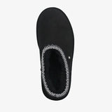 Emu Australia Slippers - Open Heel Emu Australia Sharky Scuff Slippers- Black