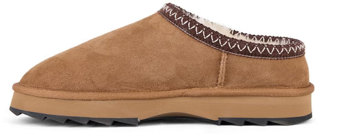 Emu Australia Slippers - Open Heel Emu Australia Sharky Scuff Slippers- Chesntnut