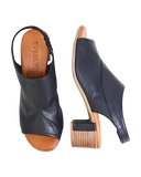Everly Heeled & Wedge Sandals Everly Women's Phoenix 01 Slingback Heels- Navy Marine