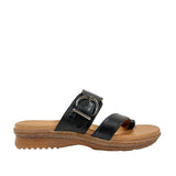 Everly *Image Unavailable Black Leather / 35 / M Everly Womens Julia-01 Sandal - Stone Leather