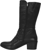 Everly Mid Boots Everly Women's Melany Heeled Mid Boots - Black
