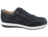 Finn Comfort Lifestyle Sneakers Finn Comfort Men's Osorno Shoes - Nubukrona/Night