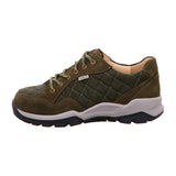 Finn Comfort Lifestyle Sneakers Finn Comfort Women's Tessin Walking Shoes- Nubuk/ Quilt Olive