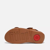 FitFlop Ankle Strap Sandals FitFlop Women's Lulu Adjustable Leather Back-Strap Sandals- Light Tan