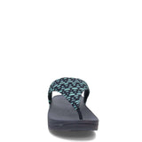 FitFlop Thong Sandals FitFlop Women's Lulu Geo-Webbing Toe Post Sandals- Midnight Navy