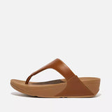 FitFlop Thong Sandals Medium / Tan / 5 US FitFlop Women's Lulu Leather Flip Flops- Light Tan