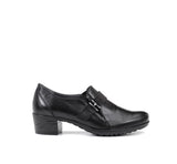 Fluchos Heels Medium / Black / 35 EU Fluchos Women's Charis Slip On Heeled Loafers- Negro