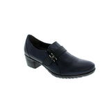 Fluchos Heels Medium / Navy / 35 EU Fluchos Women's Charis Slip On Heeled Loafers- Oceano