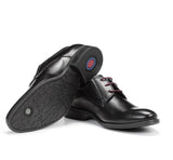 Fluchos Lace-Ups & Oxfords Fluchos Men's Heracles Elastic Split Dress Shoes- Black