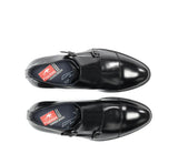 Fluchos Lace-Ups & Oxfords Fluchos Men's Robert Monk Strap Dress Shoes- Black
