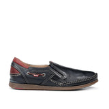 Fluchos Slip-Ons & Loafers Fluchos Men's Mariner Tornado Deck Shoes- Marino Terracota