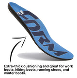 Form Insoles Form Unisex Maximum Support Thick Cushion Insoles- Blue