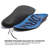 Form Insoles Form Unisex Maximum Support Thick Cushion Insoles- Blue