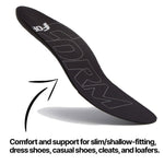 Form Insoles - Supportive Form Unisex Maximum Support Thin Fit- Black