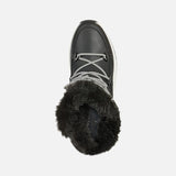 Geox Mid Boots Geox Women's Falena Leather Winter Boots- Black