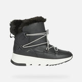 Geox Mid Boots Geox Women's Falena Leather Winter Boots- Black