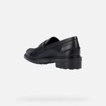 Geox Slip-Ons & Loafers Geox Womens Walk Pleasure Loafers - Black