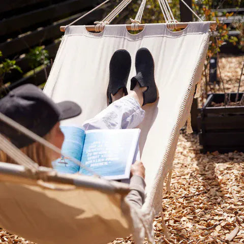 Glerups Slipper Boots Glerups Low Boot Slippers- Charcoal