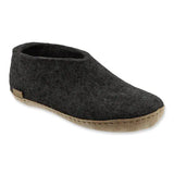 Glerups Slippers - Closed Heel Glerups Shoe Slippers - Charcoal