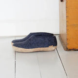 Glerups Slippers - Closed Heel Glerups Shoe Slippers- Denim