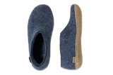 Glerups Slippers - Closed Heel Glerups Shoe Slippers - Denim