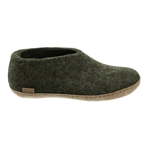 Glerups Slippers - Closed Heel Glerups Shoe Slippers- Forest