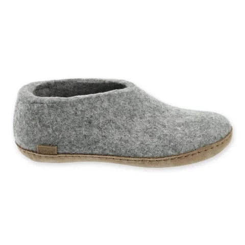 Glerups Slippers - Closed Heel Glerups Shoe Slippers- Grey