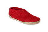 Glerups Slippers - Closed Heel Glerups Shoe Slippers - Red