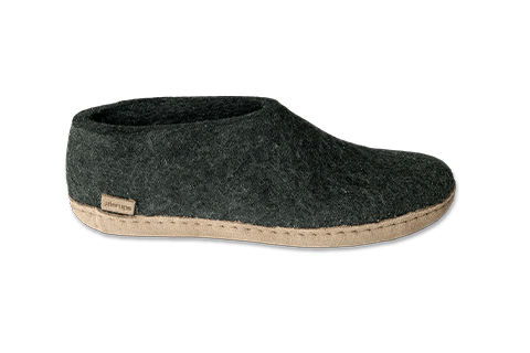 Glerups Slippers - Closed Heel Medium / Green / 35EU Glerups Shoe Slippers - Forest