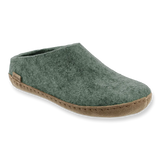 Glerups Slippers Medium / Green / 35 EU Glerups Open Heel Slippers- Moss Green