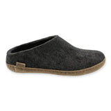 Glerups Slippers - Open Heel Glerups Open Heel Slippers- Charcoal