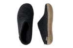 Glerups Slippers - Open Heel Glerups Open Heel Slippers - Charcoal