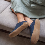 Glerups Slippers - Open Heel Glerups Open Heel Slippers- Denim