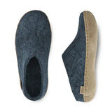 Glerups Slippers - Open Heel Glerups Open Heel Slippers- Denim