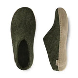 Glerups Slippers - Open Heel Glerups Open Heel Slippers- Forest